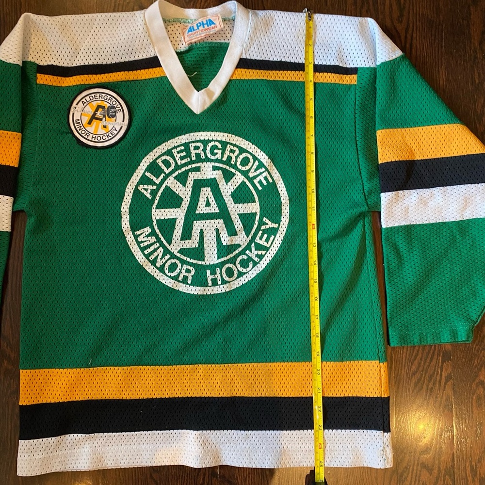 Alpha Boys Green AlderGrove Hockey Jersey XL - Picture 3 of 10